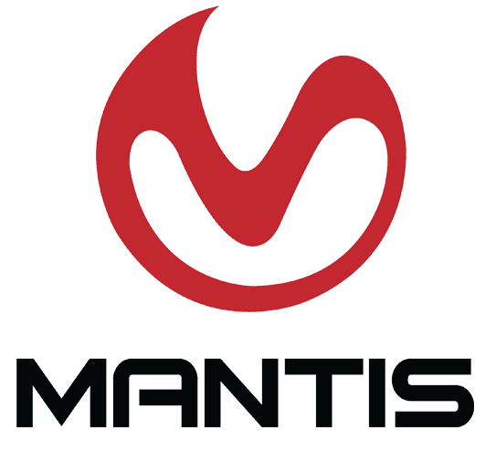 mantis logo black and red