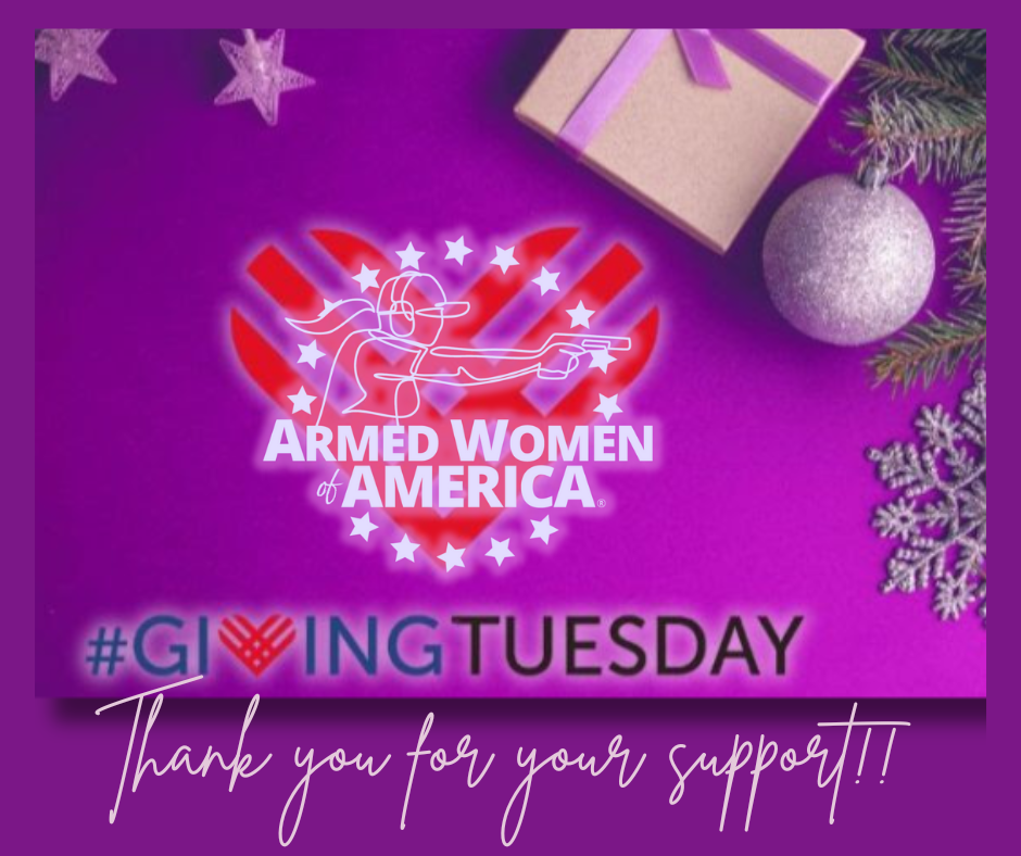 Giving Tuesday image with AWA logo. Christmas themed